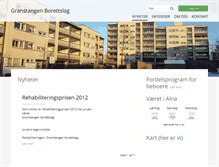 Tablet Screenshot of granstangen.no